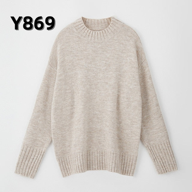 Women Knitted Turtleneck Cashmere Sweater