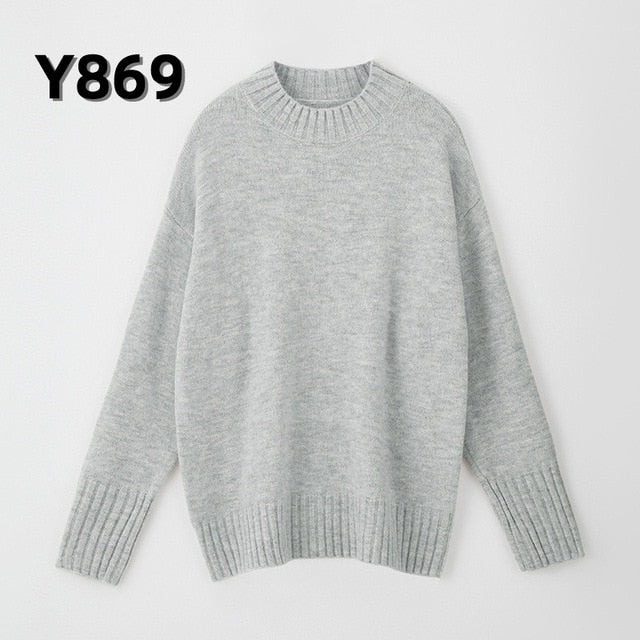 Women Knitted Turtleneck Cashmere Sweater