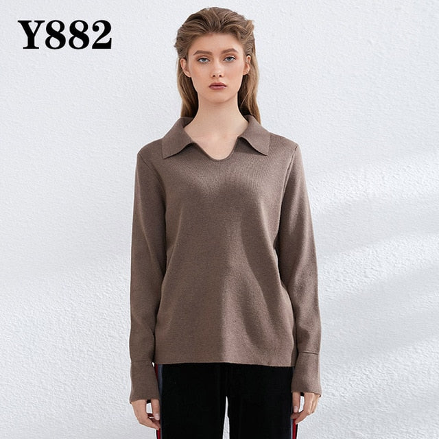 Women Knitted Turtleneck Cashmere Sweater